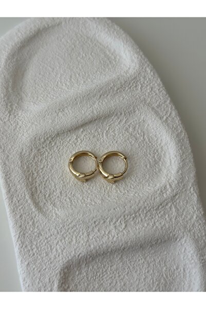 Moss Aksesuar Mini Heart Earrings