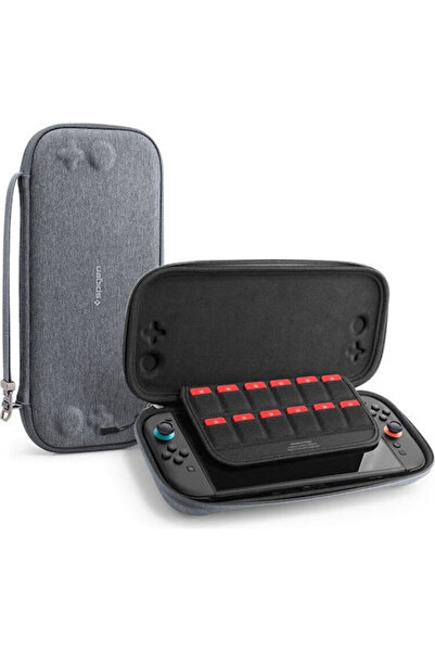 Spigen Klasden 2 Υφασμάτινη Θήκη Μεταφοράς για Switch 2 / Switch, Γκρι
