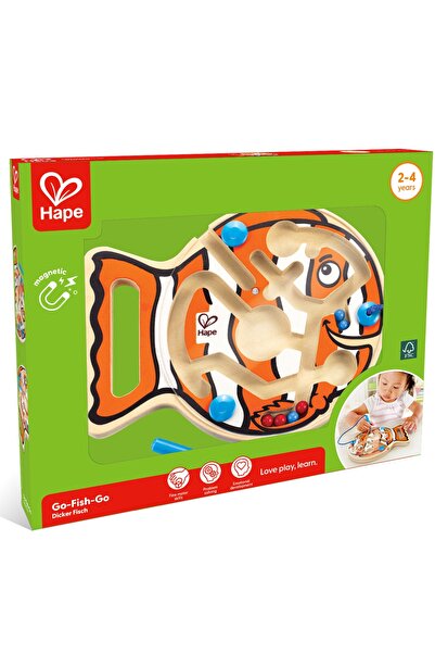 Hape Jucarie din lemn - Labirint magnetic, Pestisor