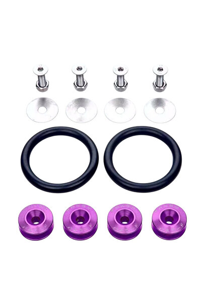 OEM Κλιπ συγκράτησης προφυλακτήρα JDM Car-styling Quick Release Fasteners Μωβ...