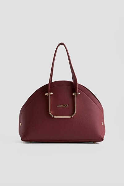 Armine Bag with Shoulder Strap 365 Claret Red