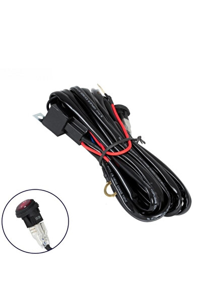 OEM Πλεξούδα για Μπάρες και Προβολάκια LED Work Lights DC 12V με Διακόπτη On-...