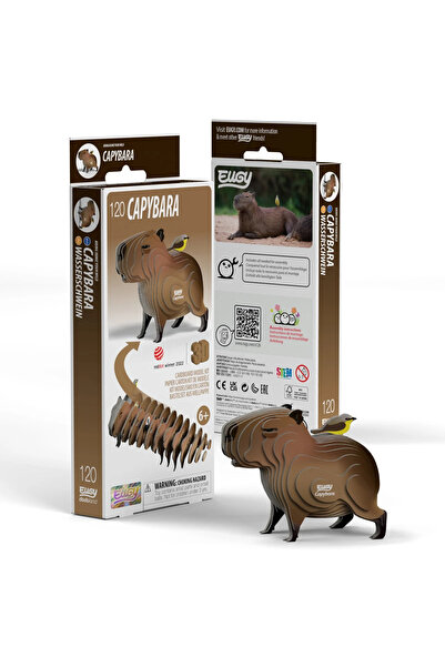 Eugy Puzzle 3D din carton Capibara