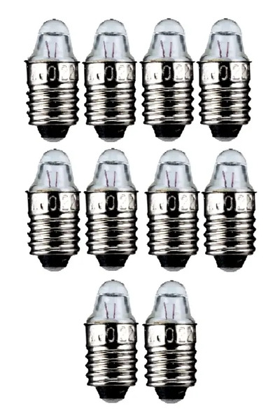 goobay Σετ 10 λαμπτήρων 3.7V 0.3A μεγεθυντικός φακός βάση βιδωτή E10 9334-10