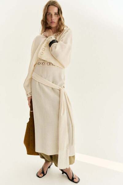 H&M Crochet-look tunic dress