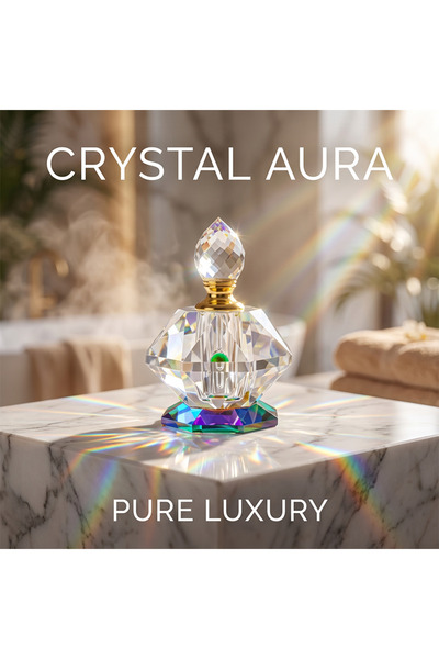 NUJET 1pcs Crystal Perfume Essential Oil Bottle 6ml B0095