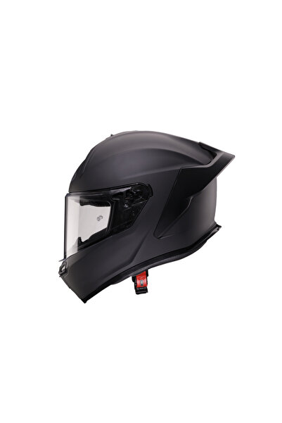 Roxter Mat Siyah Full-Face Motosiklet Kaskı (+ Hediyeli Ekstra Vizör)