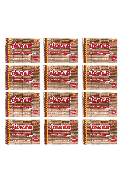 Ülker Pötibör Bisküvi 800 Gr x 12 Adet