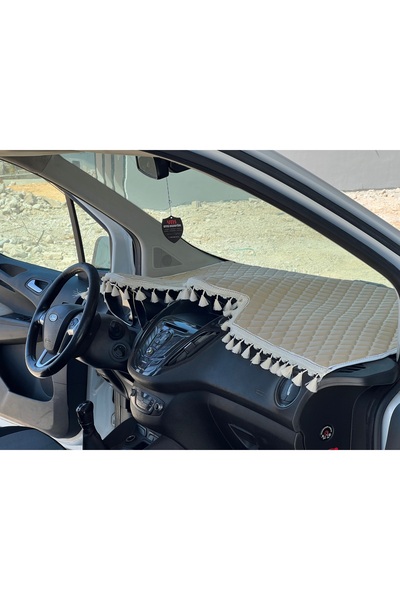 ncotodizayn Ford TOURNEO COURİER Torpido örtüsü bej renk