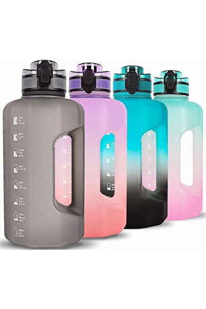 GIFUBOWA Sports Water Bottle 2.2L BPA Free Leak Proof Big Drinking Jug for Ca...