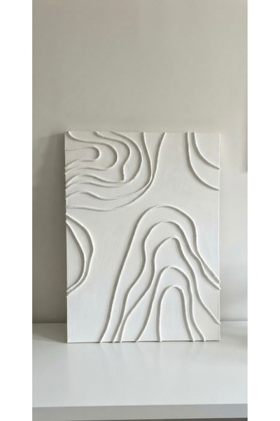 Dokulu Pinterest Tablo 3D minimal iskandinav