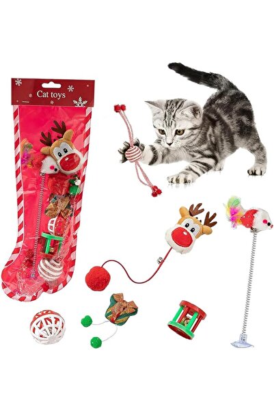 Mumoo Cat ألعاب القطط المتوفرة، مجموعة من 7 قطع من ألعاب القطط التفاعلية لهدا...