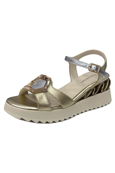Anna Viotti Sandale D106-RD909 Gold-Silver