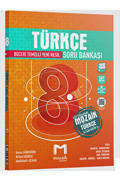 Bilgi Sarmal Yayınları 2028 Yeni Güncel Basım Okul Müfredatına Göre Uyarlanmıştır 8.Sınıf Mozaik Matematik + Türkçe + Fen Bilimleri + İnkılap Tarihi Soru Bankaları / 4 KİTAP SET