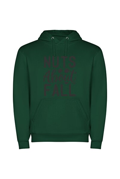iLovePrints Falling for Acorns: A Charming Print Φούτερ με κουκούλα σε χρώμα ...