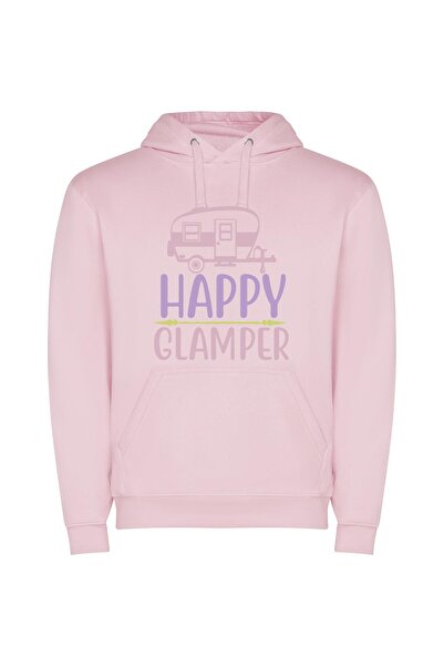 iLovePrints Glamper Joyride Φούτερ με κουκούλα σε χρώμα Ροζ