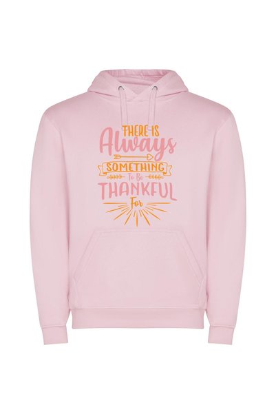 iLovePrints Stunning Gratitude: Holiday Edition Φούτερ με κουκούλα σε χρώμα Ροζ
