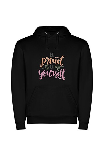iLovePrints Proudly Inspire Breathtakingly Beautiful Φούτερ με κουκούλα σε χρ...