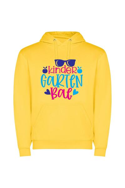 iLovePrints Garden Road Kinder BAF Φούτερ με κουκούλα σε χρώμα Κίτρινο