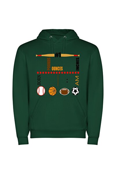 iLovePrints Sporty Illustrator's Digital Creations Φούτερ με κουκούλα σε χρώμ...