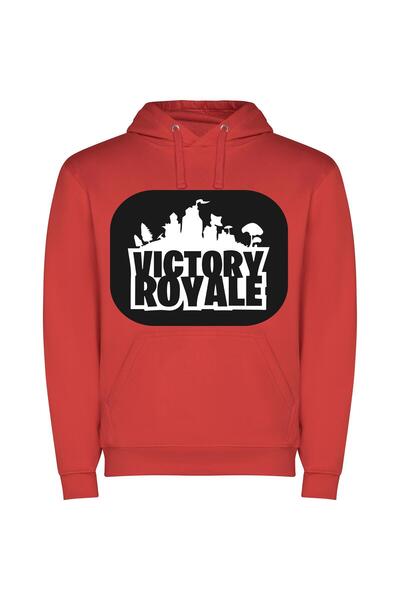 iLovePrints Fortnite's Glorious Victory Emblem Φούτερ με κουκούλα σε χρώμα Κό...