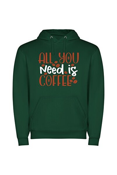 iLovePrints Java Bliss Zone Φούτερ με κουκούλα σε χρώμα Πράσινο