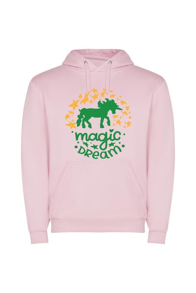 iLovePrints Stellar Enchanted Equine Φούτερ με κουκούλα σε χρώμα Ροζ