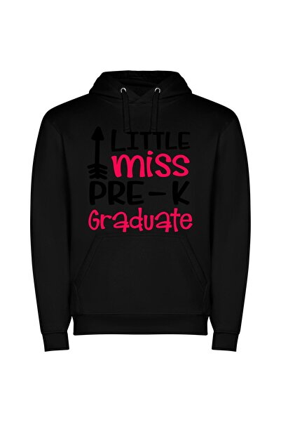 iLovePrints Future Grad in Handwriting Φούτερ με κουκούλα σε χρώμα Μαύρο