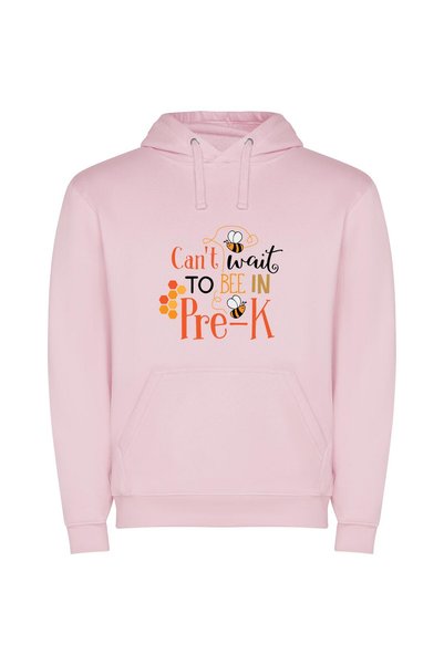 iLovePrints Buzzing Towards Pre-K Φούτερ με κουκούλα σε χρώμα Ροζ
