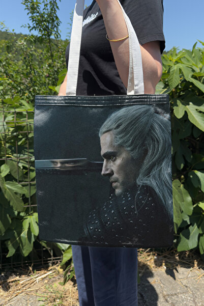 ZipZap حقيبة قماشية مطبوعة من الجانبين من The Witcher 2 V1 للصيف والشتاء، سلس...