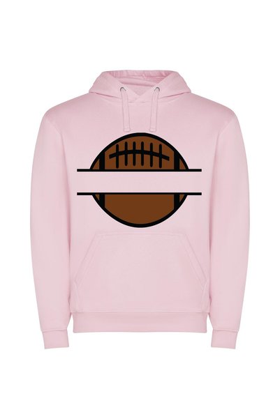 iLovePrints Ball in Monochrome Majesty Φούτερ με κουκούλα σε χρώμα Ροζ