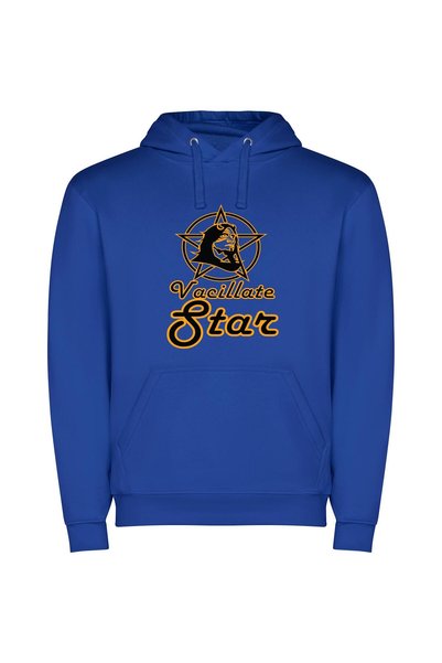 iLovePrints Starstruck Vector Logo Φούτερ με κουκούλα σε χρώμα Μπλε