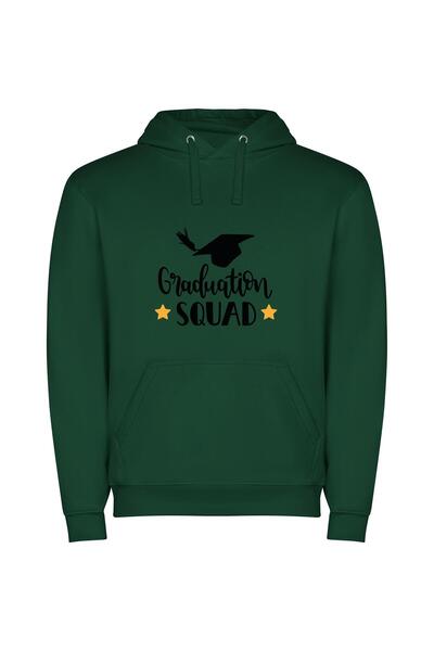 iLovePrints Elite Graduation Squad Φούτερ με κουκούλα σε χρώμα Πράσινο