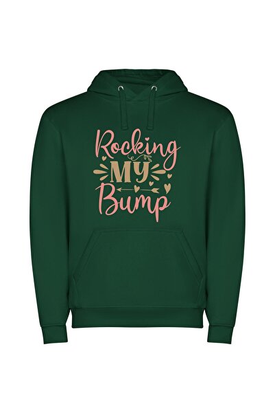 iLovePrints Bumpin' in Style Φούτερ με κουκούλα σε χρώμα Πράσινο