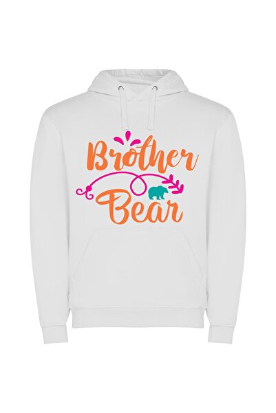 iLovePrints Boisterous Brotherhood Illustration Φούτερ με κουκούλα σε χρώμα Λ...