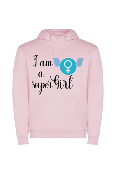 iLovePrints Ultimate Femme Power or Fierce Goddess Emblem Φούτερ με κουκούλα ...