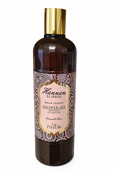 Hammam Gel de duș El Hana pentru piele Trandafir de Damasc 400 ml Parfum flor...