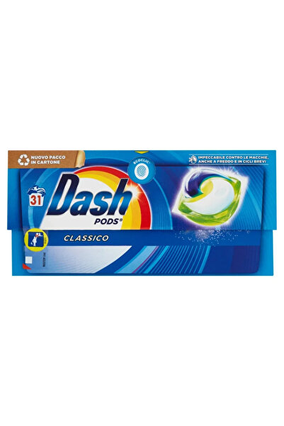 Dash PODS Classico Detergent Capsule pentru Rufe Import Italia, 31 Spălări, 6...