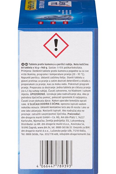 OEM Tablete anti calcar multi power, 60 buc