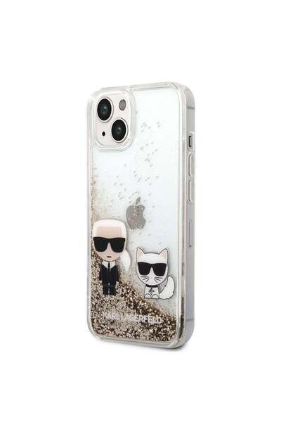 Karl Lagerfeld Husă compatibilă cu iPhone 14 Plus, Transparentă, policarbonat...