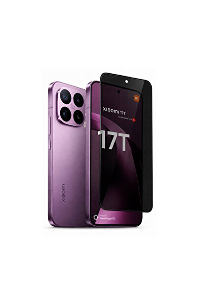 NANOSPACE Xiaomi Mi 17T Uyumlu Temperli Tam Kapatan Hayalet Privacy 3D Sert C...