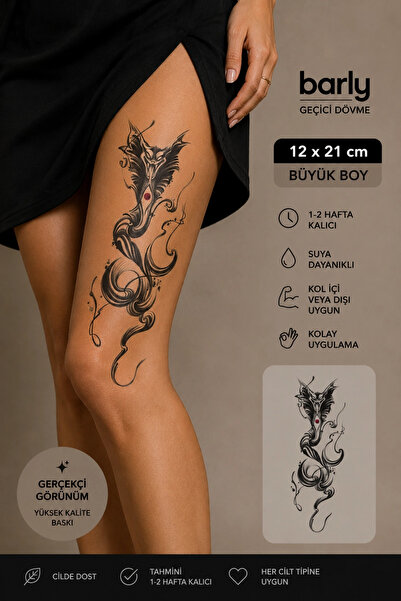 Barly Yılan Geçici Dövme Tattoo