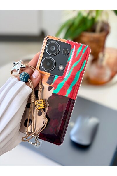 Go Aksesuar Redmi Note 13 Pro 4g Uyumlu SHİNE Charm LEOPAR Tasarımlı Oyuncakl...