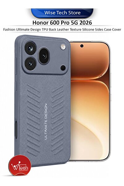 Wtech Honor 600 Pro 5G 2026 Fashion Ultimate Design TPU Back Leather Texture ...