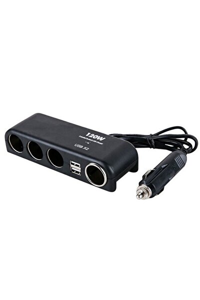 Universal Priza bricheta cu 4 sloturi, cu 2 USB 3.1A, 120W