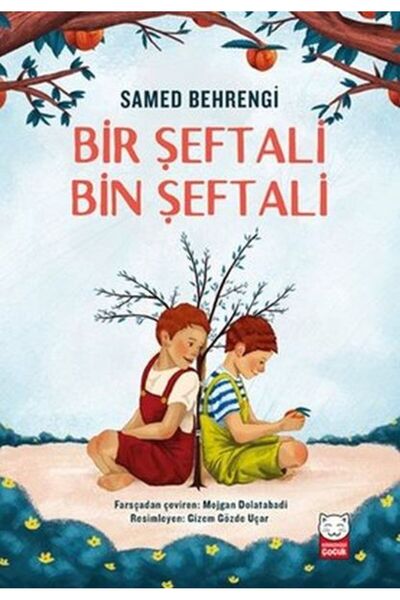 Kırmızı Kedi Çocuk Bir Şeftali Bin Şeftali