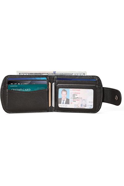 POLARE ORIGINAL Slim Curve Front Pocket RFID Blocking Italian Real Leather Bi...
