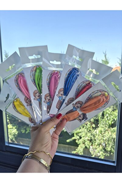 decopen 15 Pieces of Elastic Balloons / in a Bag of Mixed Colors
