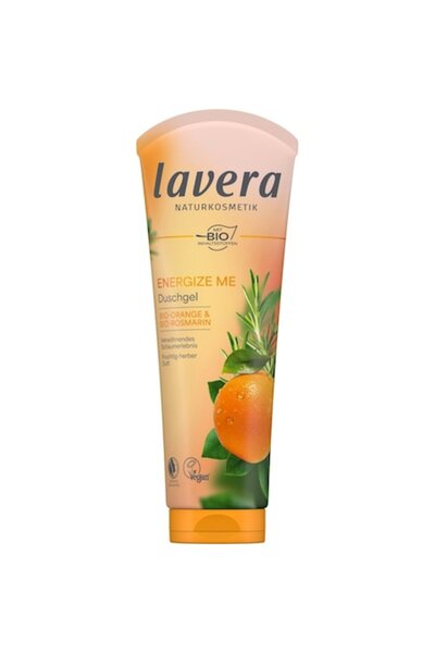 Lavera Gel de duș ENERGIZE ME, cu portocală organică și rozmarin, 250ml