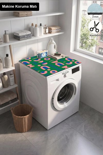Valerine Life Clothes Dryer Top Organizer Mat Liquid-Proof Cover Modern Totem